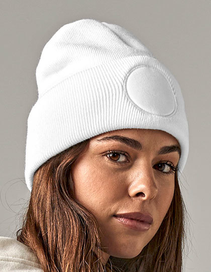 Beanie - runder Patch